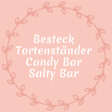 Besteck Tortenständer Candy Bar Salty Bar